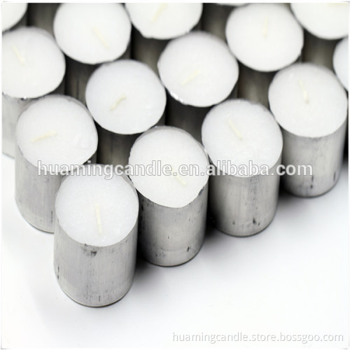 wholesale 8 hours unscent white cheap mini paraffin tealight candle